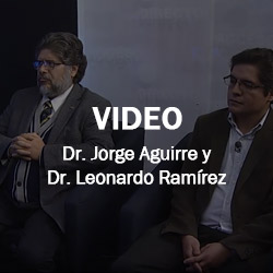 Dr. Jorge Aguirre y Dr. Leonardo Ramírez en entrevista sobre el monitoreo de los fenómenos sísmicos 