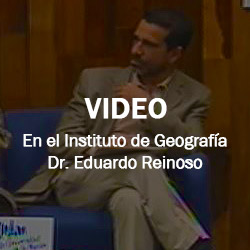 mesa de diálogo “Desastres más allá de la respuesta”, realizada en el Inst. de Geografía participa Dr. Eduardo Reinoso