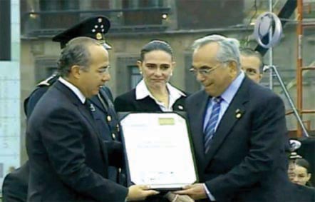 Prof. Neftalí Rodríguez Cuevas, Premio de Protección Civil