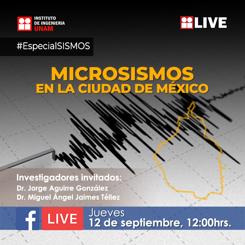 Facebook Live Microsismos de la Ciudad de México