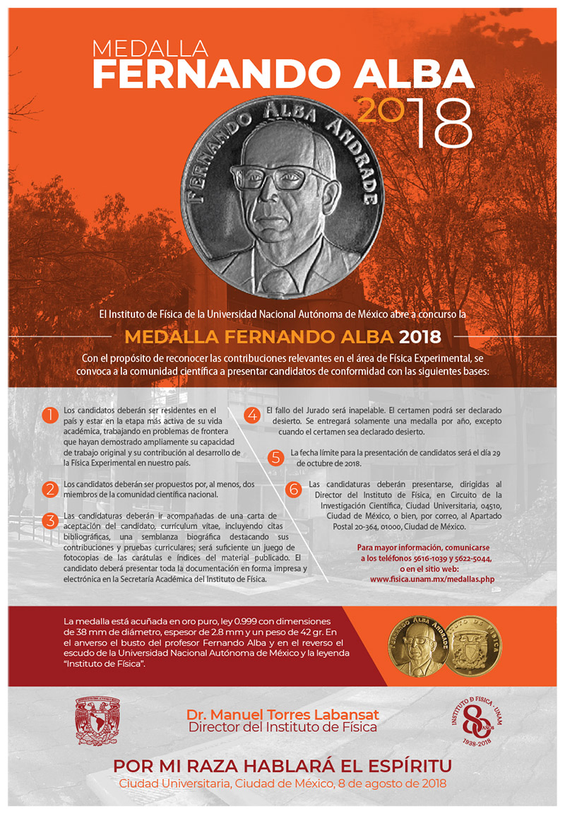 Medalla Fernando Alba 2018