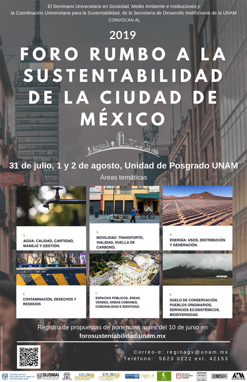 Foro Rumbo a la Sustentabilidad de la Ciudad de México 2019