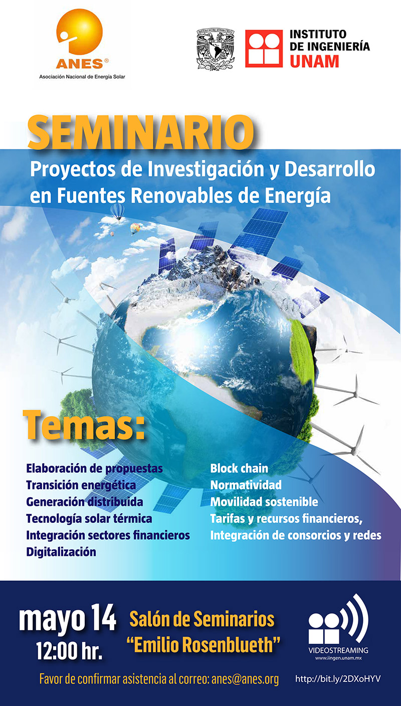 Seminario Proyectos de Investigación y Desarrollo en Fuentes Renovables de Energía