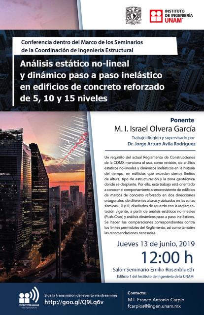 Análisis estático no-lineal y dinámico paso a paso inelástico en edificios de concreto reforzado de 5, 10 y 15 niveles