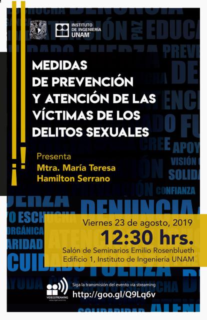 Medidas de prevención y atención de las víctimas de los delitos sexuales