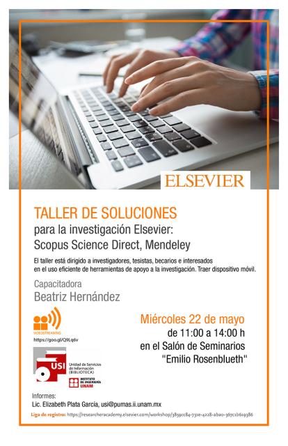 Taller de soluciones para la investigación Elsevier