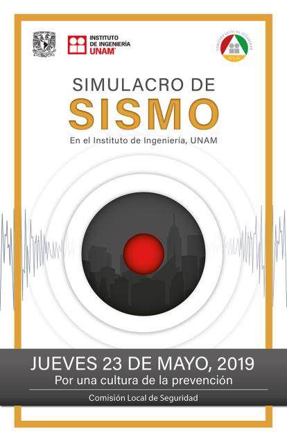 Simulacro de sismo en el Instituto de Ingeniería