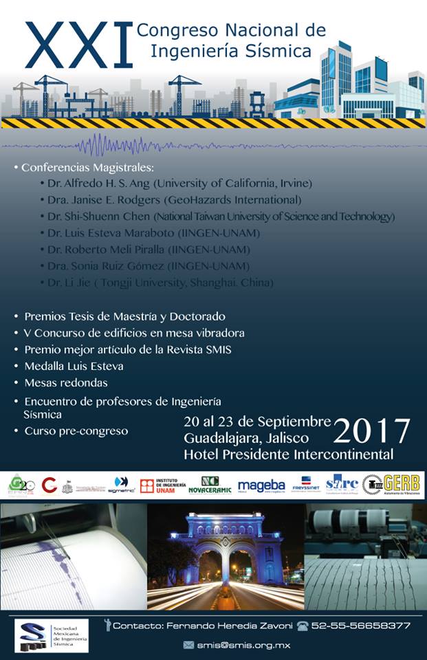 XXI Congreso Nacional de Ingeniería Sísmica