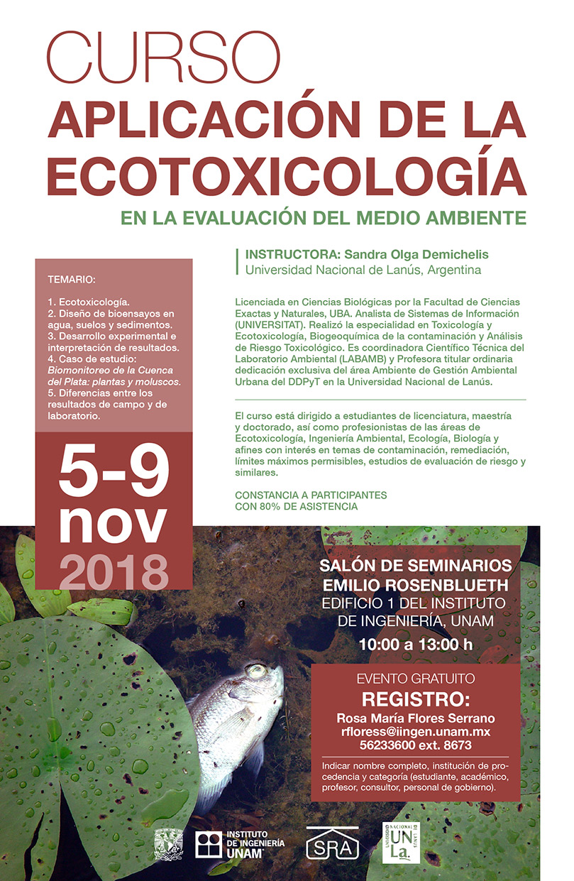 Curso aplicación de la ecotoxicología