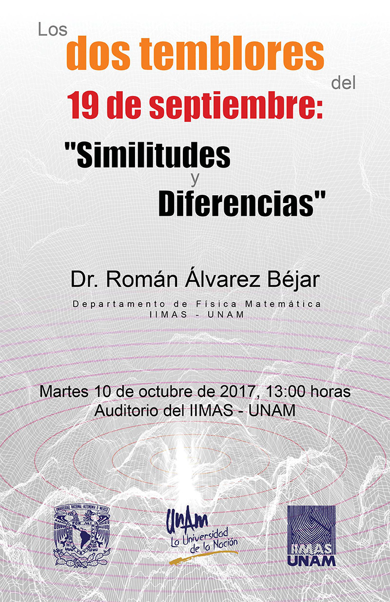 Los temblores del 19 de septiembre: "Similitudes y diferencias"